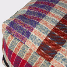 Load image into Gallery viewer, Vintage Cereal Sack  Square Pouf #13