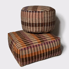 Load image into Gallery viewer, Vintage Cereal Sack Round Pouf #14