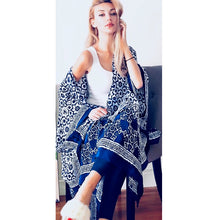 Load image into Gallery viewer, Silk, Indigo Dyed Robe