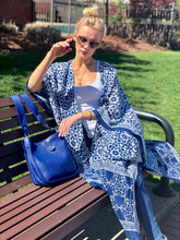 Load image into Gallery viewer, Silk, Indigo Dyed Robe