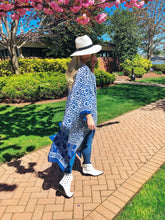 Load image into Gallery viewer, Silk, Indigo Dyed Robe