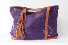 Load image into Gallery viewer, Purple Sabra City or Beach Tote