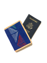 Load image into Gallery viewer, #003 Ink Blue  Sabra Silk Passport Wallet
