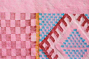 #018 Pink Sabra Silk Crossbody Bag