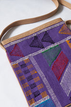 Load image into Gallery viewer, #019 Purple Sabra Silk Crossbody Bag
