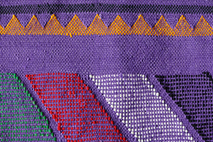 #019 Purple Sabra Silk Crossbody Bag