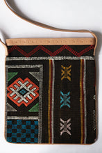 Load image into Gallery viewer, #017 Chocolate Sabra Silk Cross Body Bag
