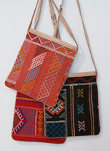 Load image into Gallery viewer, # 014 Red Sabra Silk Crossbody Bag
