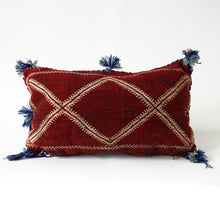 Load image into Gallery viewer, No. 124 Tribal Berber Vintage Lumbar Pillow
