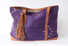 Load image into Gallery viewer, Purple Sabra City or Beach Tote
