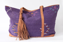 Load image into Gallery viewer, Purple Sabra City or Beach Tote
